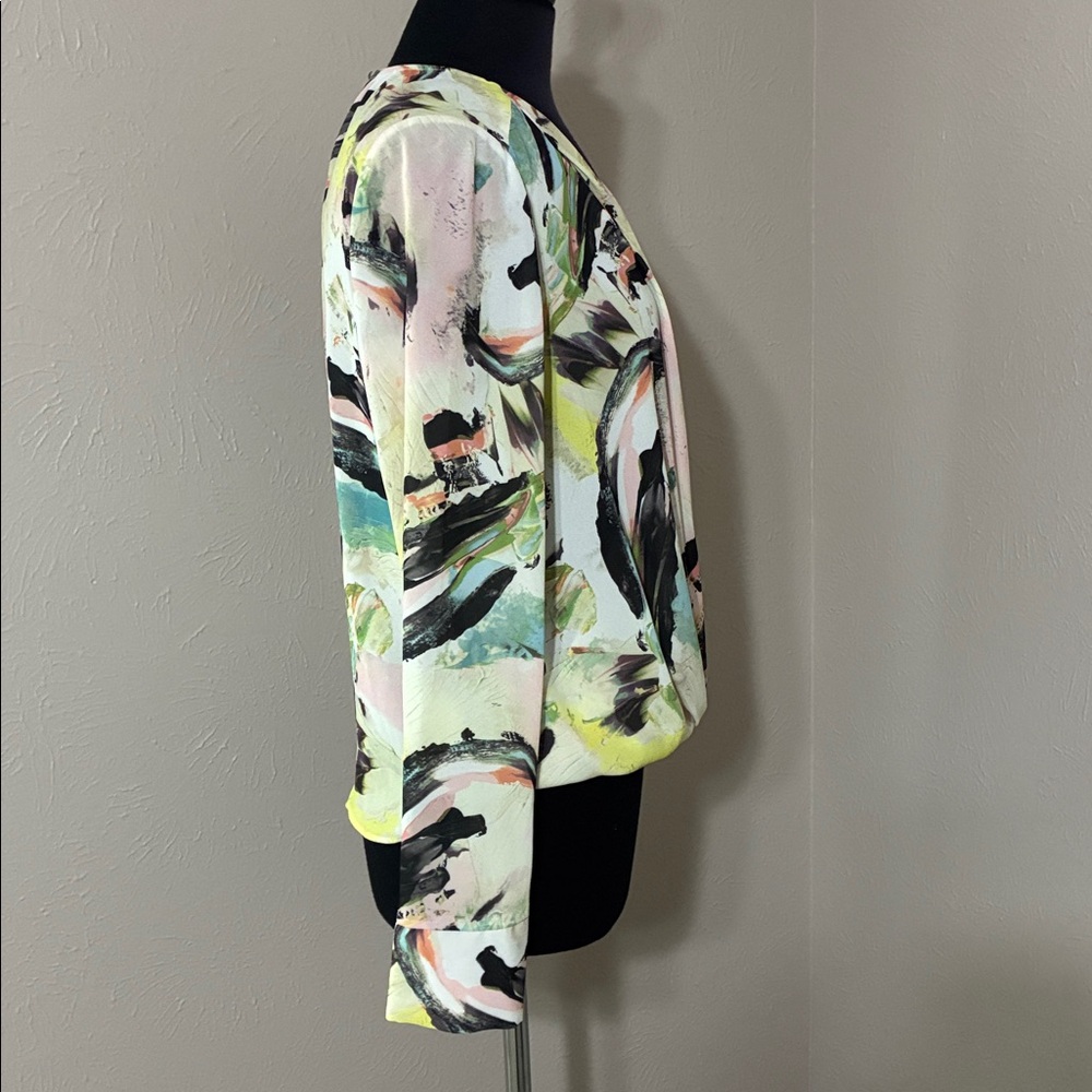 Halogen Multicolor Abstract Blouse - Picture 3 of 7